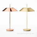 LED Metal Besides Rose Gold Table Lamp Decoration